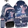 PLECAK STITCH NA KÓŁKACH SZKOLNY DO 1 KLASY LILO i STICH KOMPLET 5w1 PASO
